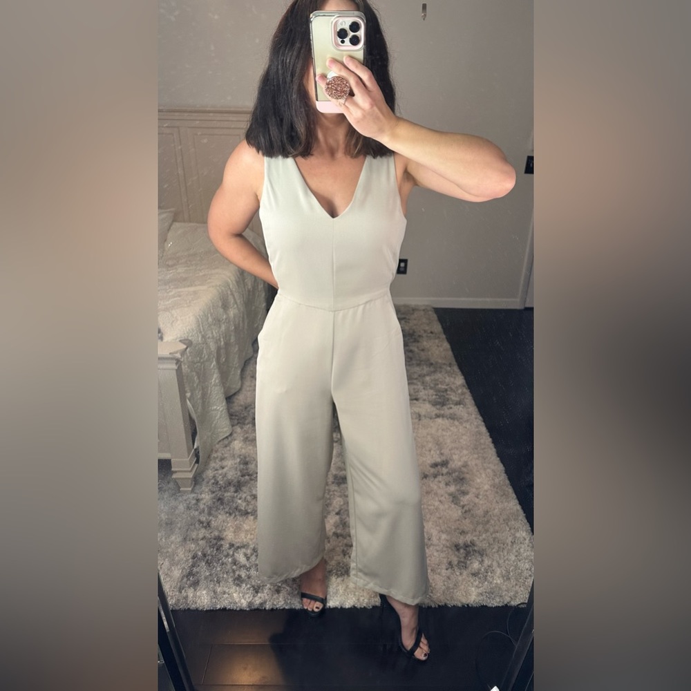 Shinestar | Cut-Out Back Jumpsuit